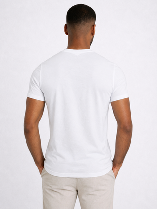 BASIC LINE T-SHIRT V.E WHITE