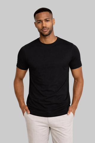 MADNEZZ BASIC LINE BLACK T-SIRT