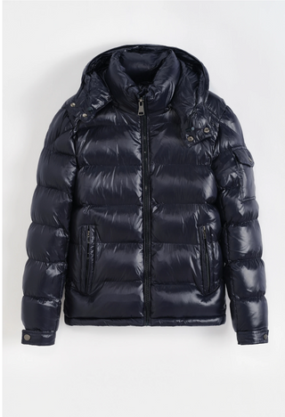 Men's Shiny Puffer Jacket