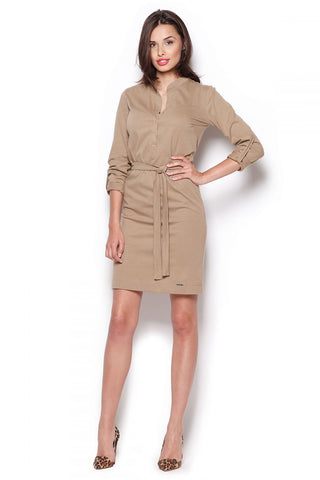  Sukienka Model 287 Beige - Figl 