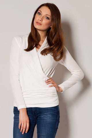   Sweter Damski Model 247 Ecru - Figl 