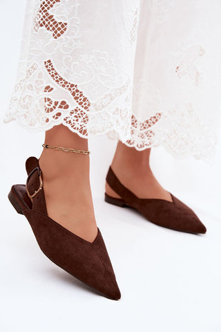   Baleriny Model Tanelia 9755 Dark Brown - Step in style 