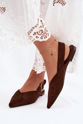   Baleriny Model Tanelia 9755 Dark Brown - Step in style 