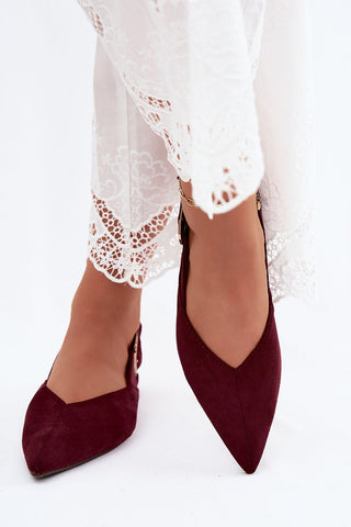   Baleriny Model Tanelia 9755 Bordo - Step in style 