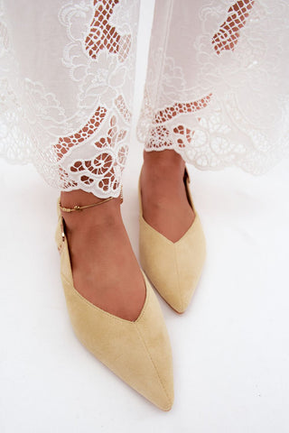   Baleriny Model Tanelia JH598 Yellow - Step in style 