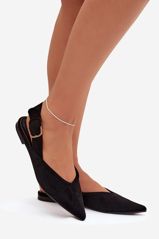   Baleriny Model Tanelia JH598/9755 Black - Step in style 
