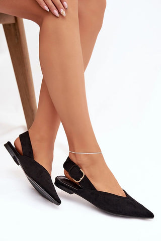   Baleriny Model Tanelia JH598/9755 Black - Step in style 