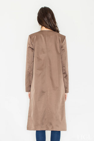  Płaszcz M427 Beige - Figl 