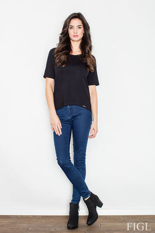   Bluzka M436 Black - Figl 