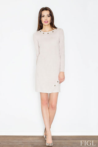  Sukienka Model M455 Beige - Figl 