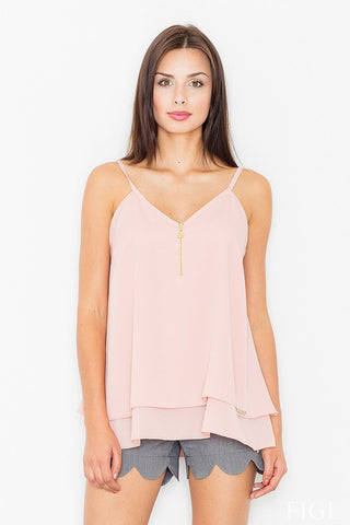   Bluzka Model M481 Light Pink - Figl 