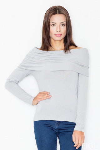   Bluzka Model M469 Grey - Figl 
