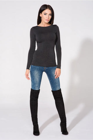   Bluzka Model T149 Dark Grey - Tessita 