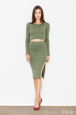 Spódnica Komplet Model M484 Green - Figl 
