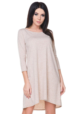  Sukienka Model T162 Beige/Gold - Tessita 