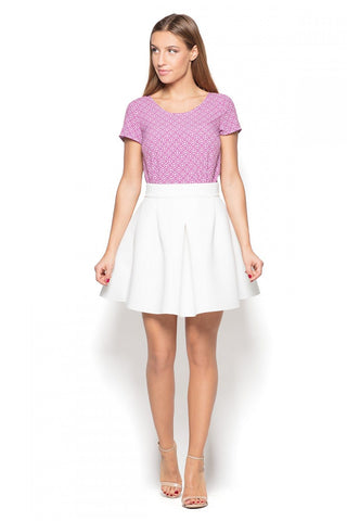   Bluzka Model K411 Wzór 37 Pink - Katrus 