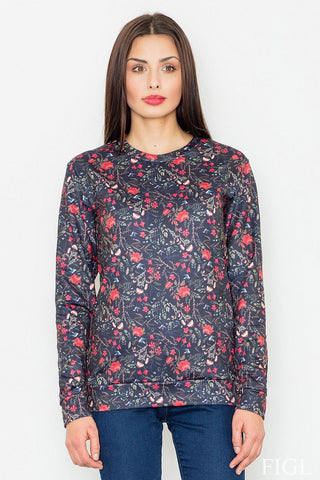   Bluza Damska Model M541 Wzór 59 Black - Figl 