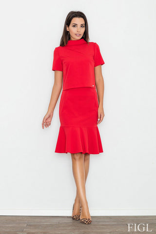   Bluzka Model M542 Red - Figl 