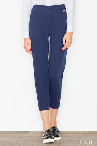   Spodnie Damskie Model M529 Navy - Figl 