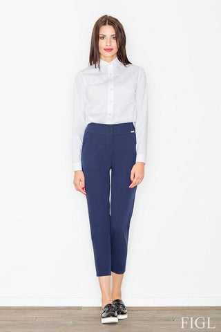   Spodnie Damskie Model M529 Navy - Figl 