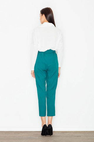   Spodnie Damskie Model M523 Green - Figl 