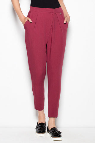   Spodnie Damskie Model VT047 Bordo - Venaton 