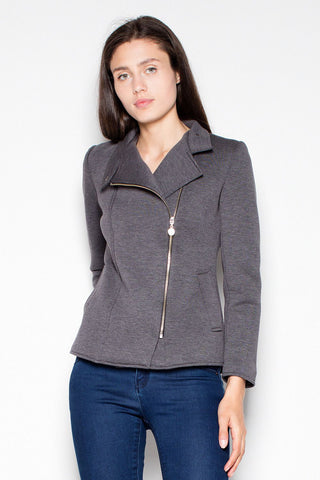   Kurtka Damska Model VT034 Dark Grey - Venaton 