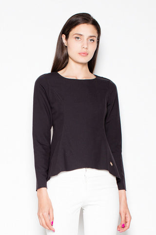   Bluzka Model VT013 Black - Venaton 