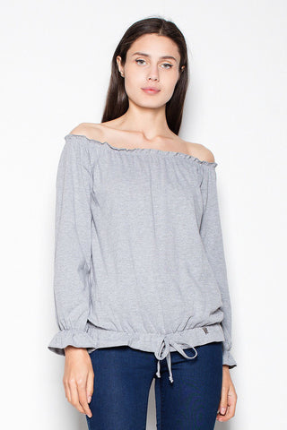   Bluzka Model VT012 Grey - Venaton 