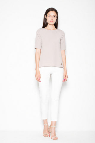   Bluzka Model VT002 Beige - Venaton 