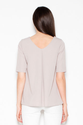   Bluzka Model VT002 Beige - Venaton 