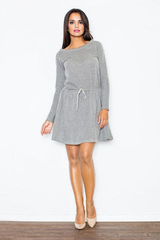  Sukienka Model 334 Dark Grey - Figl 