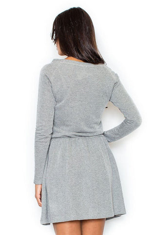  Sukienka Model 334 Dark Grey - Figl 