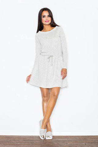  Sukienka Model 334 Light Grey - Figl 