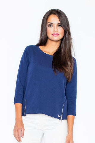   Bluza Damska Model 339 Navy - Figl 