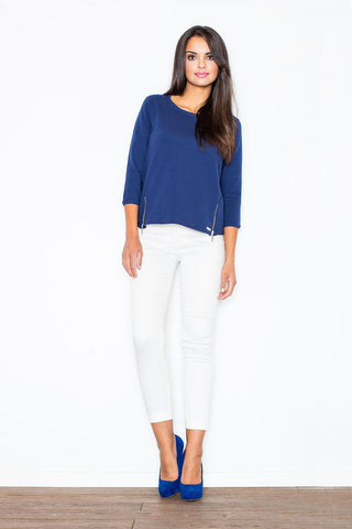   Bluza Damska Model 339 Navy - Figl 