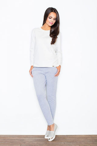   Spodnie Damskie Model 305 Grey - Figl 