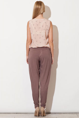   Spodnie Damskie Model 280 Brown - Figl 