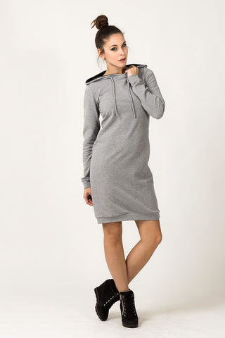  Sukienka Model Beata 2 Light Grey - Tessita 