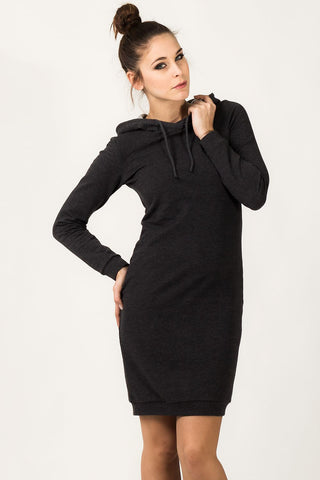  Sukienka Model Beata 1 Dark Grey - Tessita 