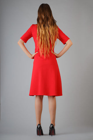  Sukienka Model Nadzieja 6 Red - Tessita 