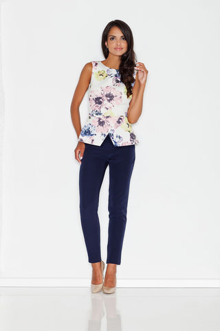   Spodnie Damskie Model 377 Navy - Figl 