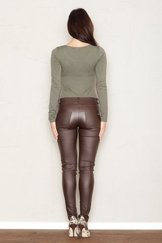   Spodnie Damskie Model 361 Brown - Figl 
