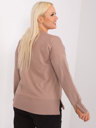 Bluzka-RV-BZ-9198.10X-ciemny bezowy