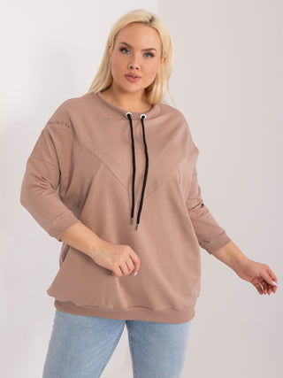 Bluzka-RV-BZ-9337.43-ciemny bezowy