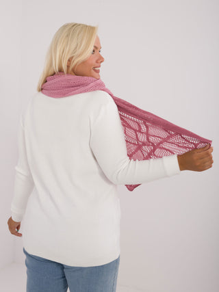 Szalik-AT-SZ-602.61-ciemny różowy