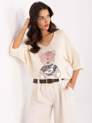 Sweter-MI-SW-2102.14-jasny beżowy