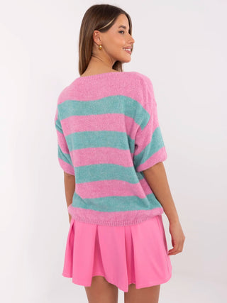 Sweter-MI-SW-2503.84-mietowy