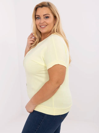 Bluzka-RV-BZ-A539.30-jasny żółty