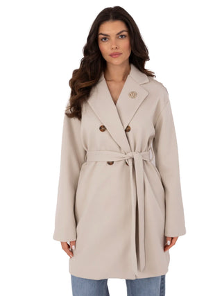 Płaszcz-TW-PL-BI-28987.85-jasny beżowy